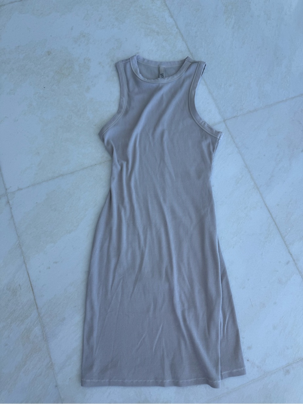 Skims cotton rib tank dress